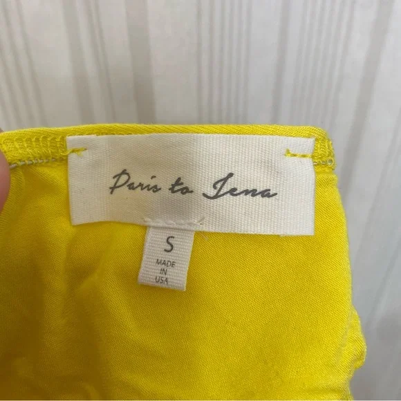 NWOT💥 Paris to Jena bright yellow maxi dress with midriff cutout! - Picture 8 of 8